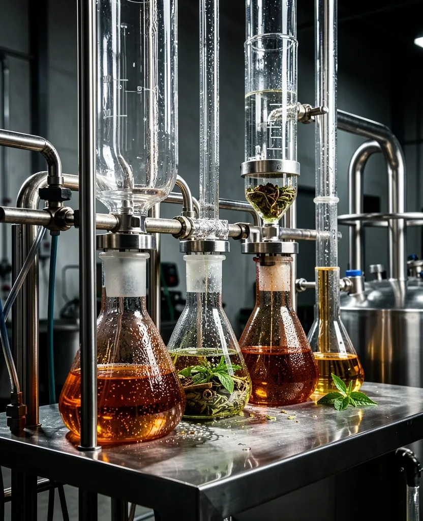 Extraction process visualization